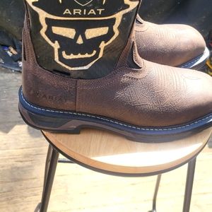 Size 10 ariat mens composite toe work boots